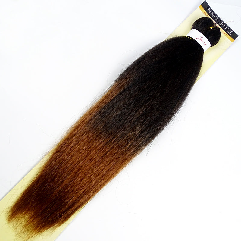 Long Straight Synthetic Fiber Cornrows Wig