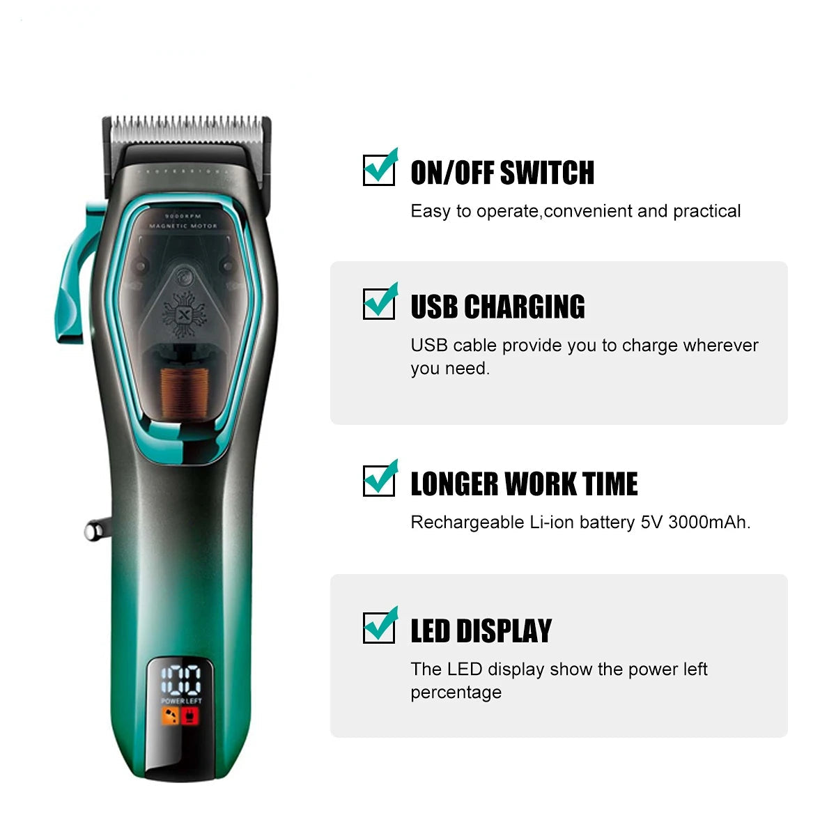 Professional Hair Clipper